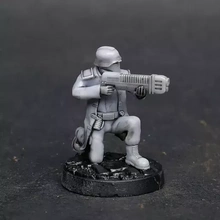 metalhead - plasma gunner guard imperial traitor 28mm 3d print model - Mito3D