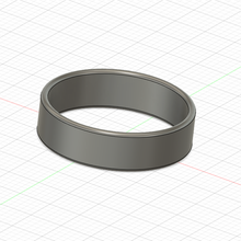 metallisch Ring 3d print model - Mito3D