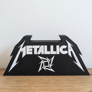 metallica band logo lamp heavy metal thrash 3d print model - Mito3D