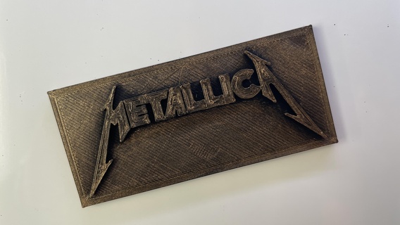 Metallica geladeira magnético ímãs 3d print model - Mito3D