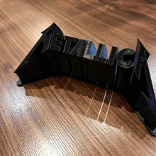 metallica logo 3d print model - Mito3D