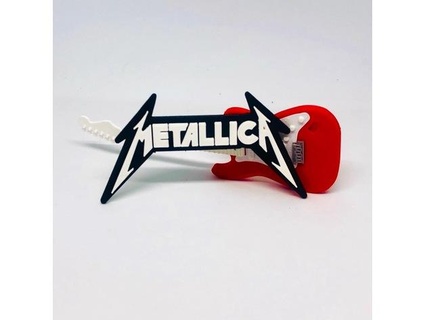Metallica logo mode métal 3d print model - Mito3D