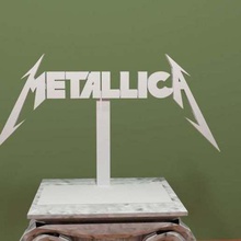 metallica logosu sanat işaretleri logolar işaret müzik logo 3d print model - Mito3D