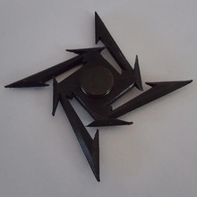 metallica estrella ninja fidget spinner juego juguetes 3d print model - Mito3D