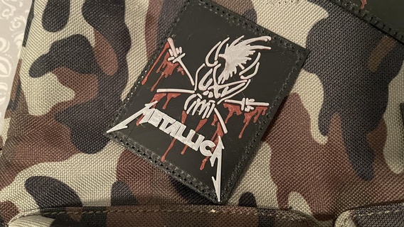 metallica scary guy patch 3d print model - Mito3D