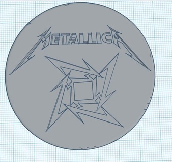 Metallica Gras Schleifer Gadget 3d print model - Mito3D