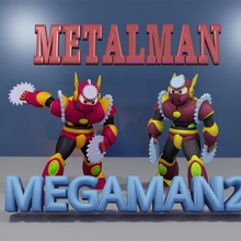 metalman megaman2 game retro games 8-bit video sega capcom 3d print model - Mito3D