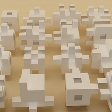métamorphique cubes 3d print model - Mito3D