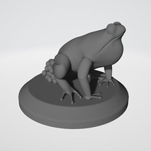 metamorfosi rana miniature figure rane Evoluzione animali anfibi 3d print model - Mito3D