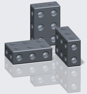 métrique 1 2 3 blocs outils 123 3d print model - Mito3D