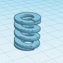 metric compression springs various spring 3d print model - Mito3D