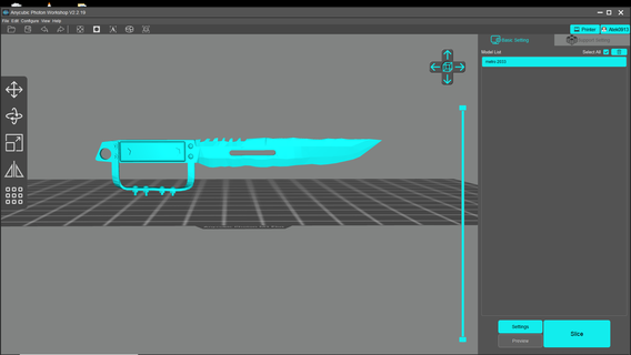 metro 2033 cuchillo machete 3d print model - Mito3D