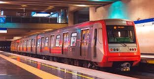 métro Santiago Chili as 02 train 3d print model - Mito3D
