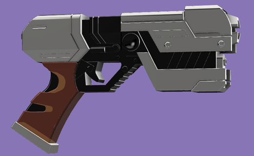 metroid samus aran paralyseur pistolet 3d modèle cosplay soutenir impression nintendo scifi jeux vidéos DIY 3d print model - Mito3D