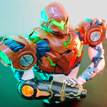 metroid dread armor bust gadget gamecube prime samus video games 3d print model - Mito3D