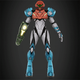 metroid samus aran power suit bundle cosplay normal chozo cosplayer miniature figurine dread fusion ped varia battle videogame cannon armor armour 3d print model - Mito3D