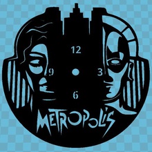 metropolis clock home time dwelling 3dlito 3d print model - Mito3D