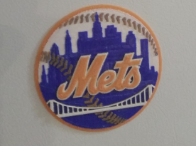 Mets logo ny York baseball 3d print model - Mito3D