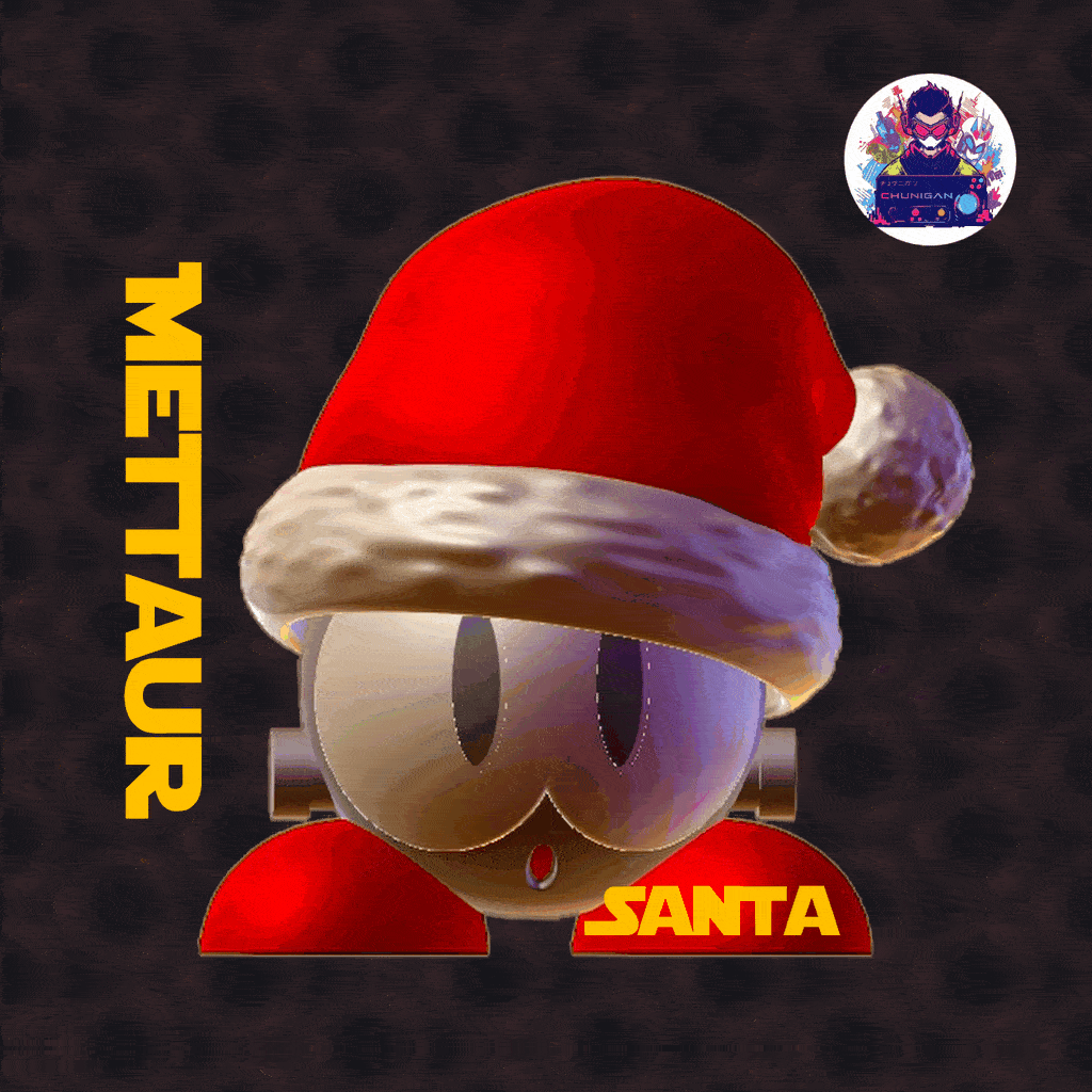 Mettaur Santa Spiel christmasxcults Christmasxcults Megaman Rockman 3D print model - Mito3D