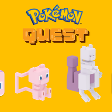 mew mewtwo - pokemon quest 8-bits pokemonquest quest pokemon mew mewtwo 3d print model - Mito3D