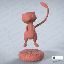 mew woole a arte pikachu pokemon fios nintendo figura 3d print model - Mito3D