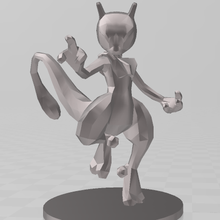 mewtwo juego pokemon 3d print model - Mito3D