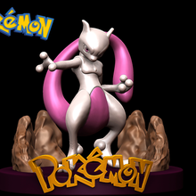 mewtwo légendaire pok lun 15cm 20cm 30cm Pokémon charizard Lucarius Pikachu 3d print model - Mito3D