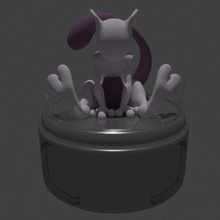 mewtwo capsule de gaz d'échappement jeu pokemon pokémon porkemon jannie edli3d 3d print model - Mito3D