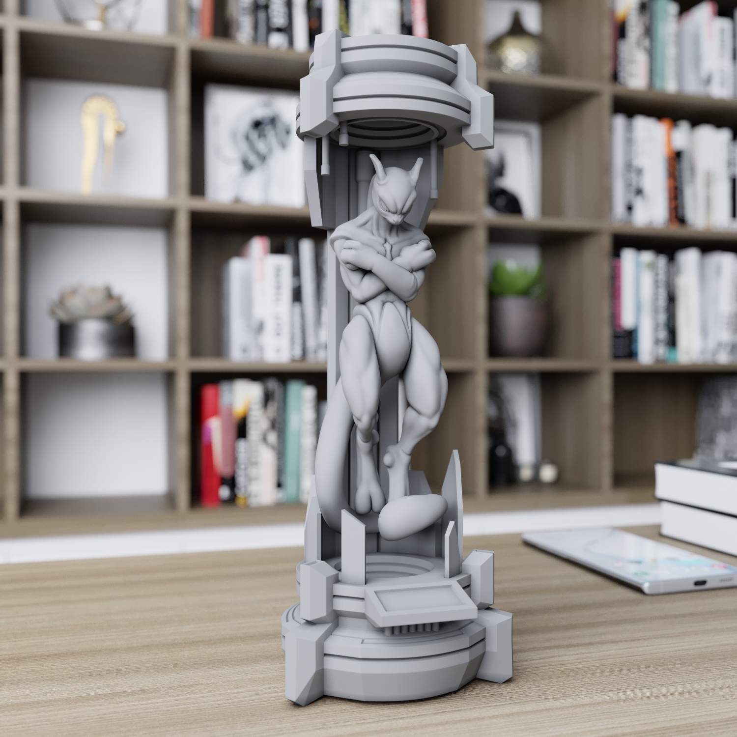 mewtwo laboratorio pokemon maullar mew2 3D print model - Mito3D