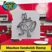 mewtwo sandviç pul pokemon efsanevi kafese koymak mega Gigantamax ekmek mutfak araç dekorasyon hediye işlevsel 3d print model - Mito3D