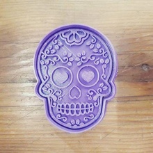 mexican calaca cookie cutter mexico day of the dead cutting 3d print model - Mito3D