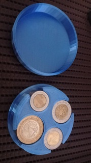 messicano monete organizzatore monete organizzatore messicano peso 3d print model - Mito3D