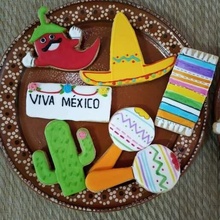 mexican fiesta cookie cutters 3d print model - Mito3D