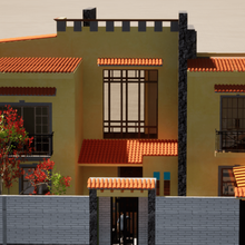 mexican modern house 3d print model - Mito3D