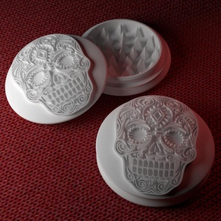 mexican skull Gadget #grinder smoke smoker weed grass #joint #drugs tobacco box crumble #canabise shit 3d print model - Mito3D
