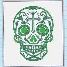 mexican skull 3d picture various table 3d print model - Mito3D