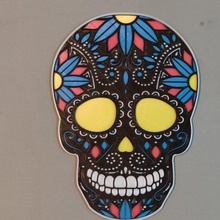 mexican skull sugar v3 art day death dead halloween skulls 3d print model - Mito3D