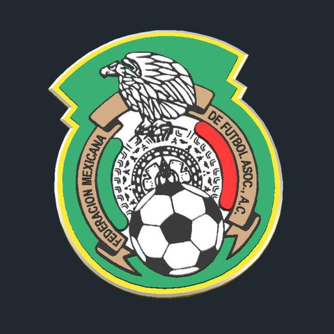méxico equipa nacional de futebol do logotipo vários 3D print model - Mito3D