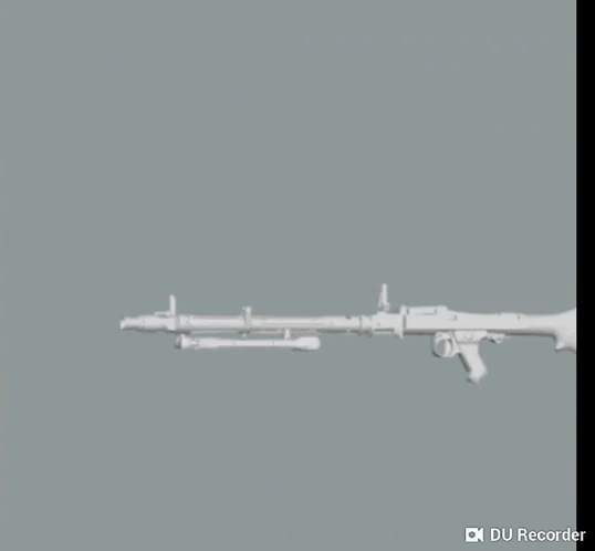 34 Maschine Gewehr Modell Real Größe 1 Rahmen gebaut verschiedene Teile Waffe Feuerwaffe wwii 3D print model - Mito3D