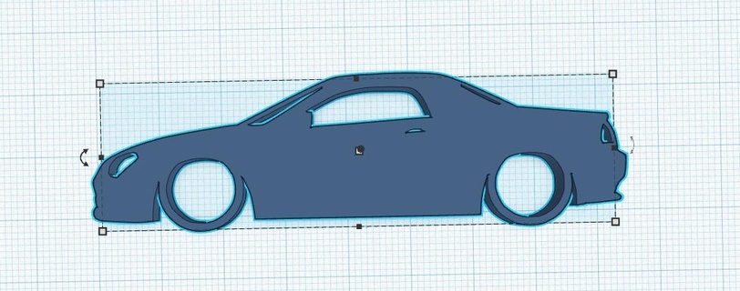 mg f llavero coche vehiculo vehículo 3d print model - Mito3D