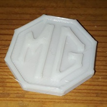 mg logo art signes logos 3d print model - Mito3D