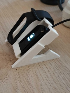 mi bande 4 supporter charge gare quai fermer clé xiaomi chargeur 3d print model - Mito3D