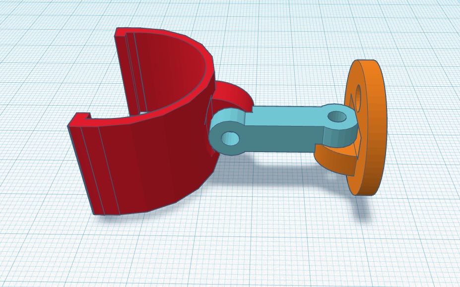 mi movimento sensor montare casa 3D print model - Mito3D