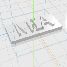 mia lettere femmina 3d regalo 3d print model - Mito3D