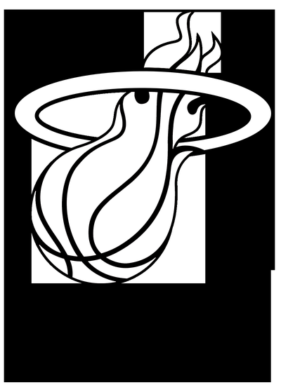 miami chaleur basketball logo 3d print model - Mito3D