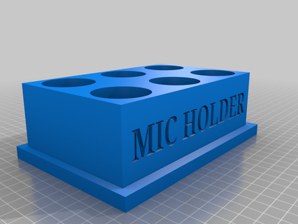 mikrofon Kulp destek 3 3d print model - Mito3D