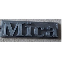 mica key ring micaela pendant hoop collagant 3d print model - Mito3D