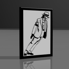 Michael Jackson dekorativ Rahmen 3d print model - Mito3D
