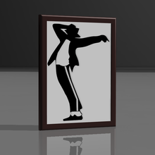 Michael Jackson dekorativ Rahmen 3d print model - Mito3D