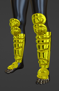 michael jackson history shin guards cosplays armor suit cosplay mj tour 3d print model - Mito3D